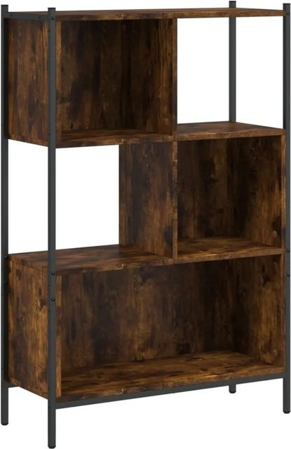 vidaXL Bücherregal in Räuchereiche, Industrial Design, B/T/H: 72 x 28 x 109 cm - Bild 1