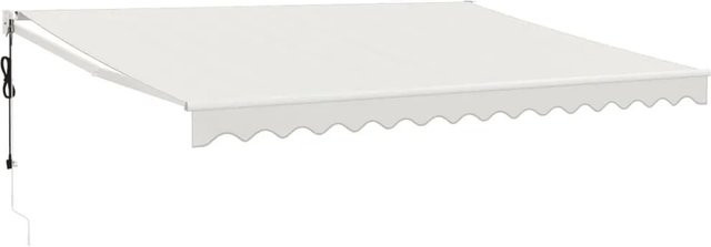 vidaXL Elektrische Markise mit Fernbedienung in Creme, B: 450 cm, Ausladung: 300 cm - Bild 1