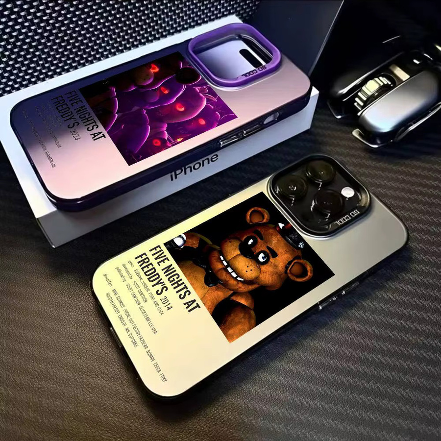 Five Nights At Freddy's Handyhülle für iPhone 17 16 15 14 13 12 Pro Max Plus mit buntem Farbverlauf und weicher TPU-Rückseite in Multicolour - Bild 4