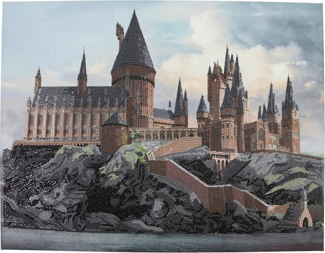 Craft Buddy Diamond Painting Crystal Art Kit Hogwarts Castle ab 8 Jahren - Bild 1