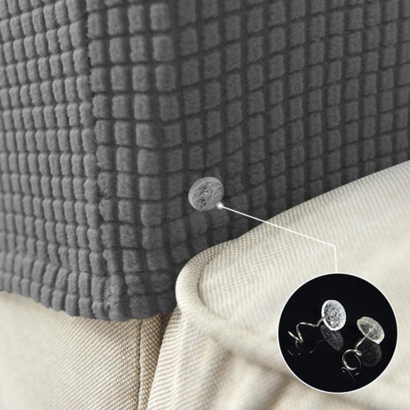 2er-Set Jacquard Sofa-Armlehnenbezüge in Weiß, dehnbarer und rutschfester Sitzarmschutz für dein Sofa oder deinen Sessel - Bild 3