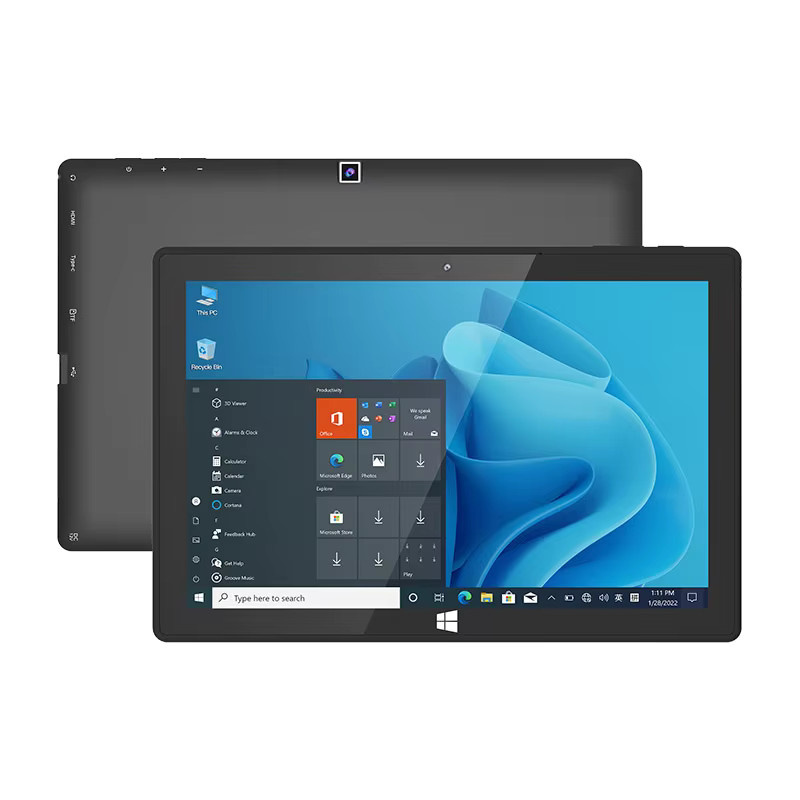 UNIWA Winpad BT302 10,1 Zoll Tablet PC mit Windows 11/10, N4100 Prozessor, 4GB RAM, 64GB Speicher, Schwarz - Bild 2