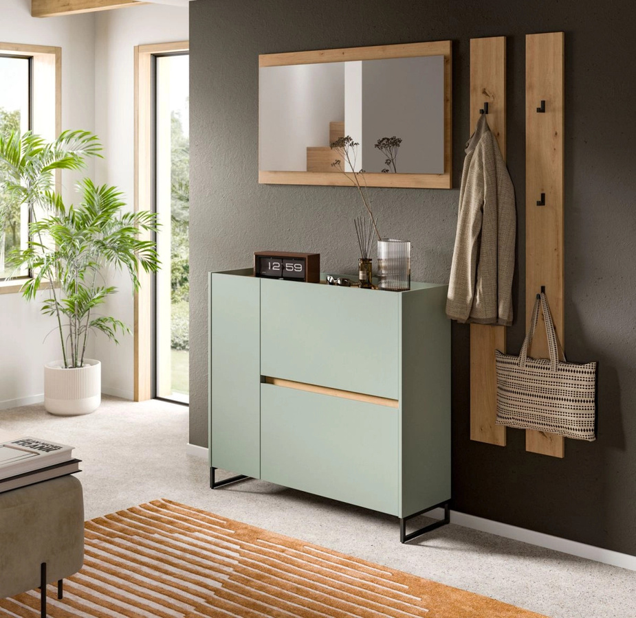 Garderobenpaneel Borga von Inn.Furn in Eiche, B/H: 16 x 160 cm - Bild 2
