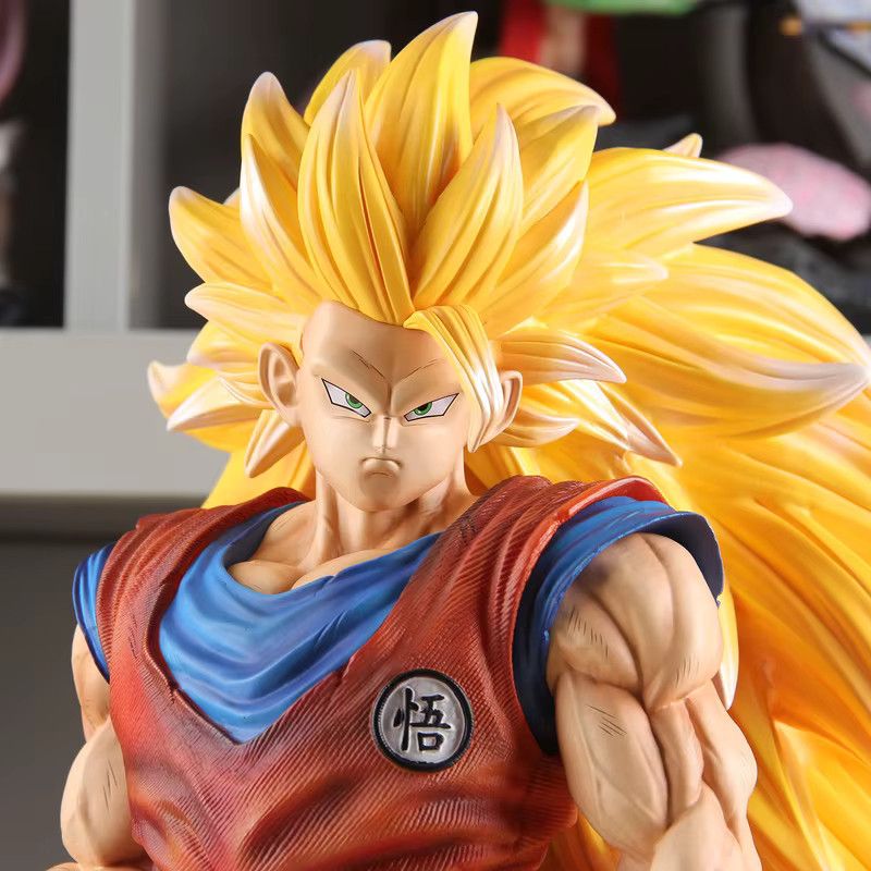 Bandai Dragon Ball Anime Figur Goku Super Saiyajin SSJ3 Vegetto Modell aus PVC - Bild 2
