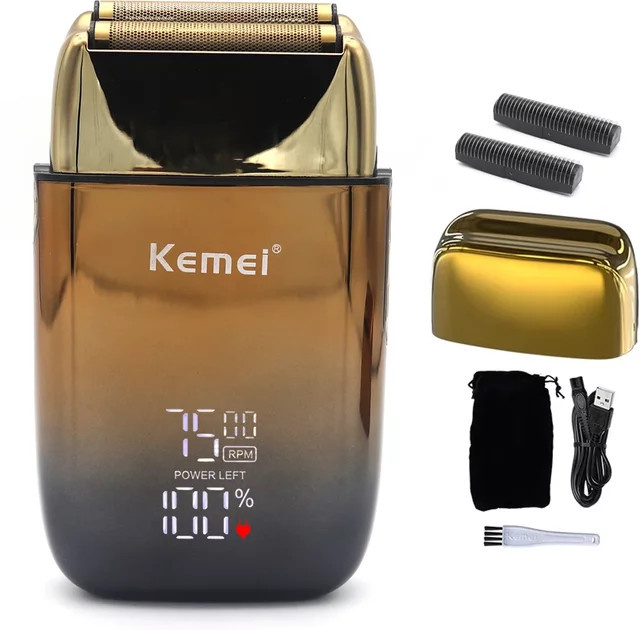 Kemei KM-TX10 Rasiermaschine für Herren, Gold - Bild 1