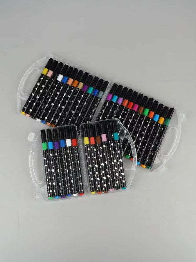 Daily Glitzer-Kunststifte mit feiner Spitze für metallische Farbeffekte in Multicolour - Bild 5