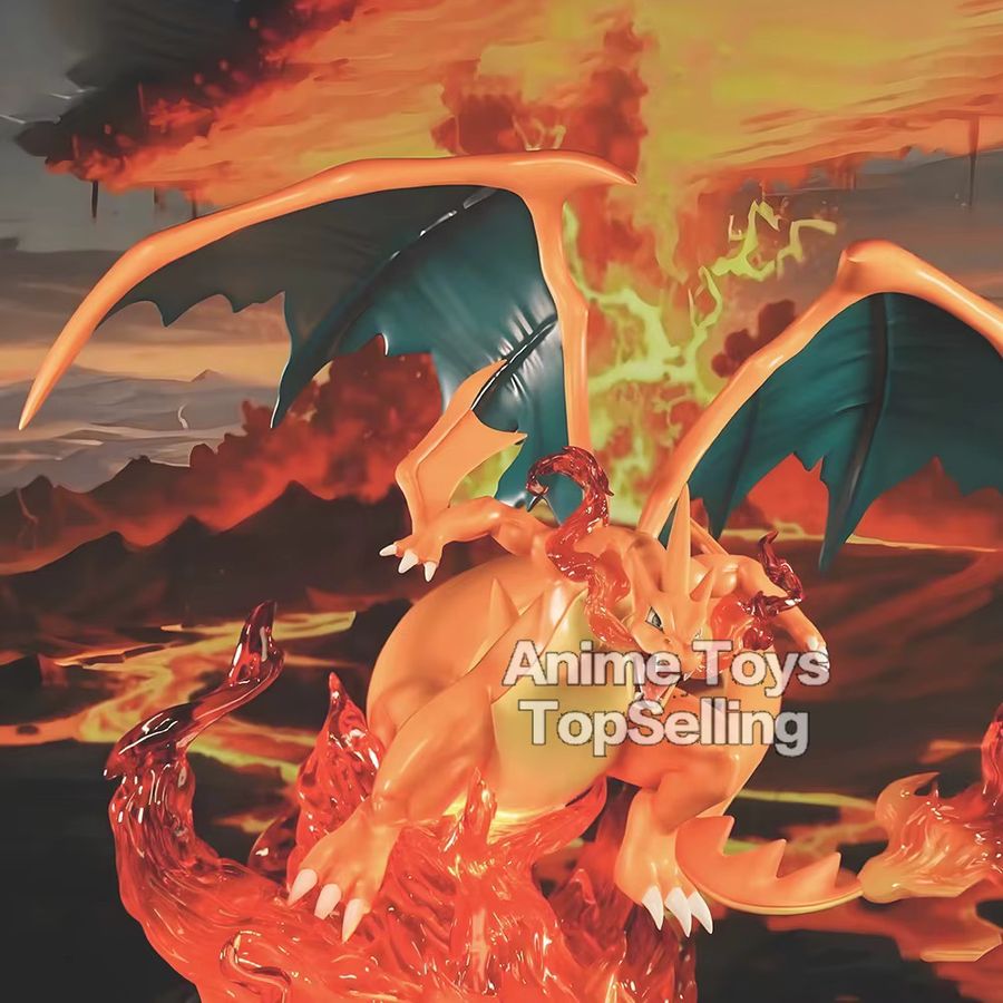 Bandai Mega Charizard Anime Figur aus PVC, Höhe: 18 cm - Bild 2