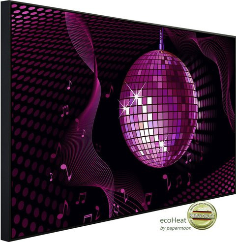 papermoon Infrarotheizung EcoHeat Disco mit Matt-Effekt in Bunt, App-Steuerung und Überhitzungsschutz - Bild 1