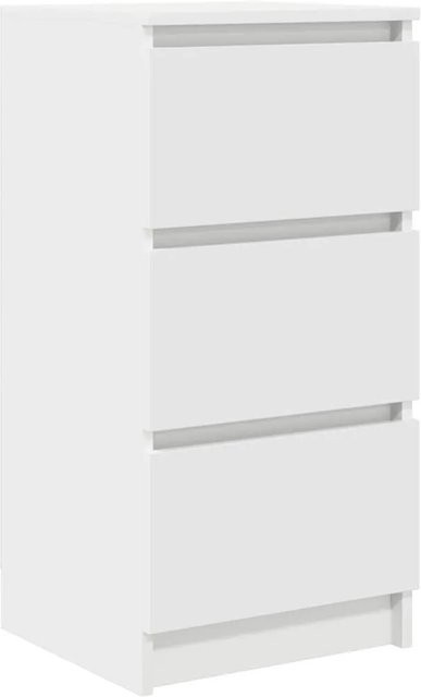 vidaXL Sideboard Weiß aus Holzwerkstoff B/T/H: 37,5 x 35 x 76 cm - Bild 1