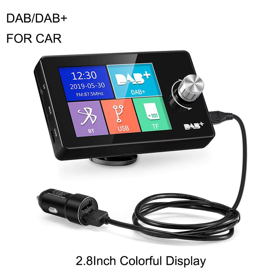 Ezonetronics DAB+ Digital Radio USB-Dongle mit Antenne für Android-Autoradios, Schwarz - Bild 2