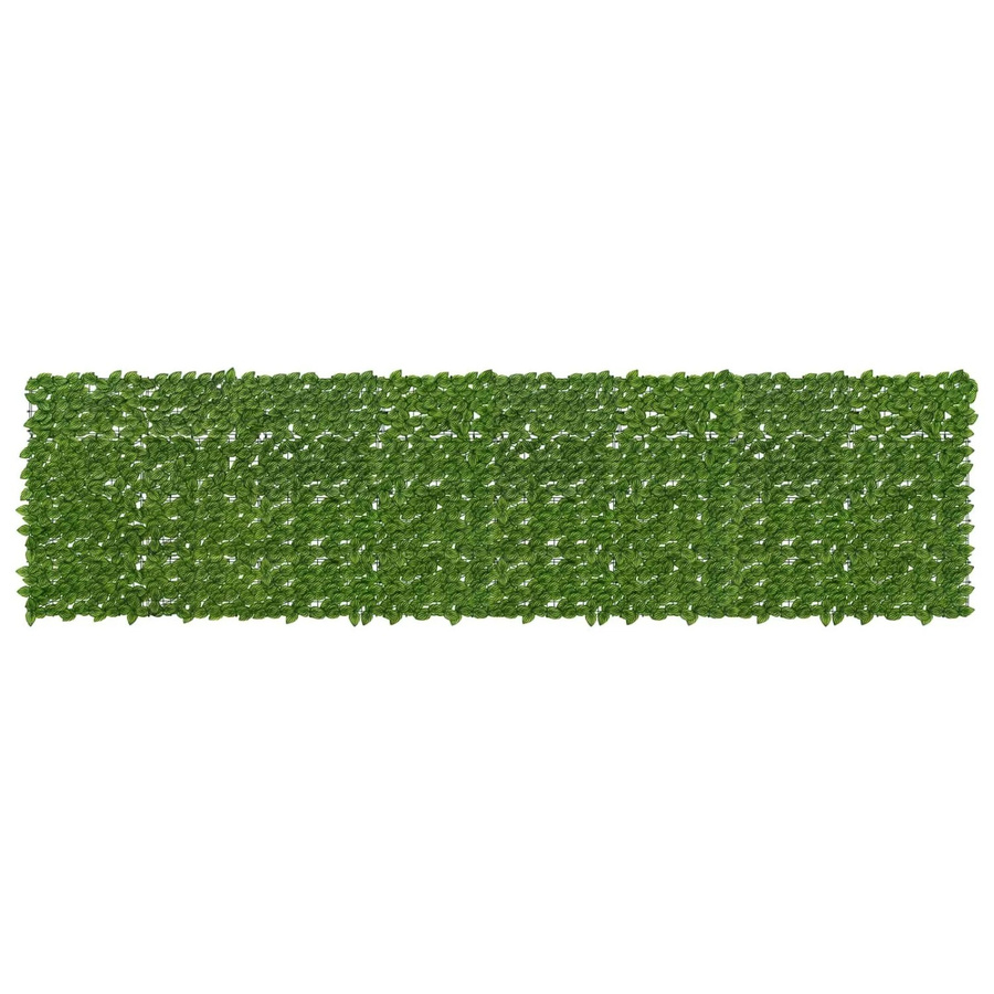 vidaXL Balkonsichtschutz als künstliche Hecke in Grün und Gelb, B: 400 cm, H: 100 cm - Bild 2
