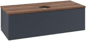 V&B Waschtischunterschrank Antao mit Frontstruktur, Weiß, B/T/H: 120 x 36 x 50 cm - Bild 1