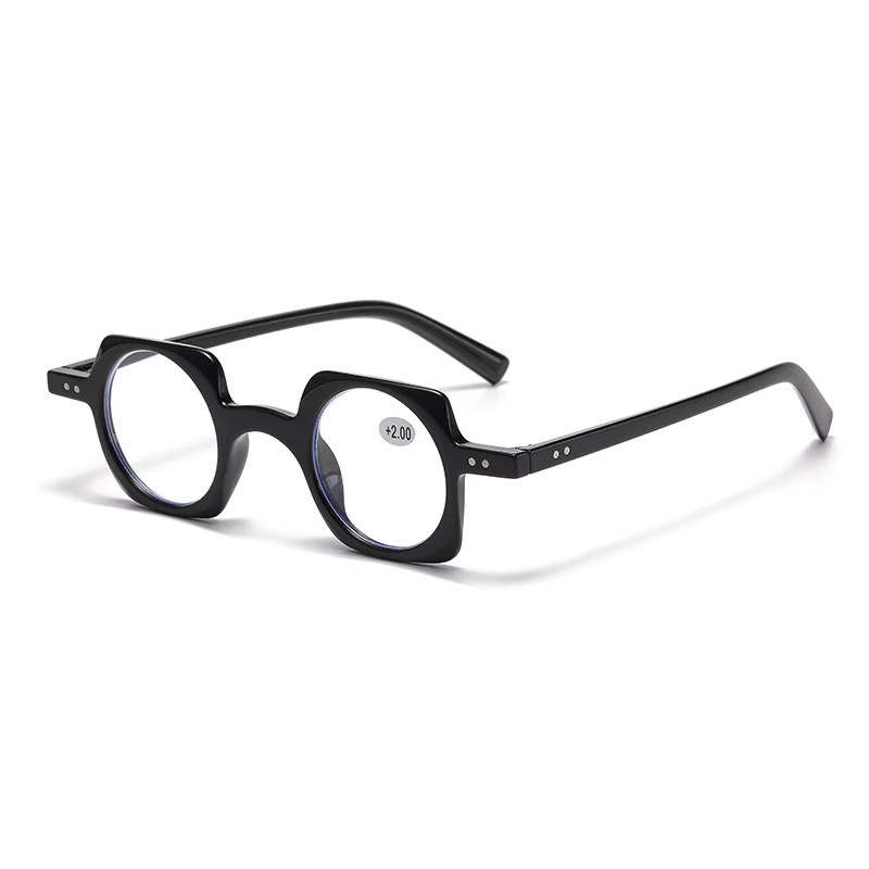 Lesebrille Vollrand, Rund, Vintage-Stil, Unisex, +1,0-4,0 - Bild 4