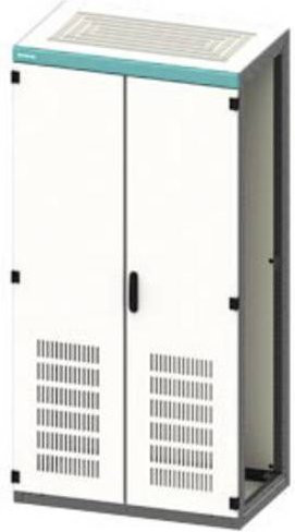 Siemens Schaltschrank aus Stahl in Grau, H: 180 cm, B: 120 cm, T: 40 cm - Bild 1