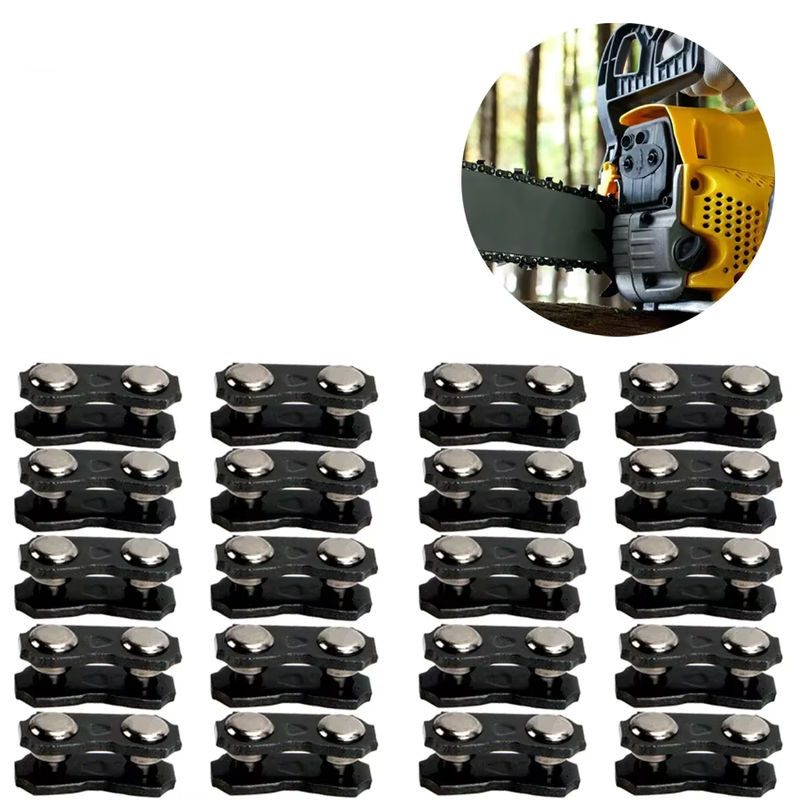 TQSDYY Kettensägen-Kettenverbinder Set mit 20/10 Paar in den Größen 3/8S 3/8L .325" .404" für Kettensägen-Ersatzteile und Gartenwerkzeug-Zubehör - Bild 3