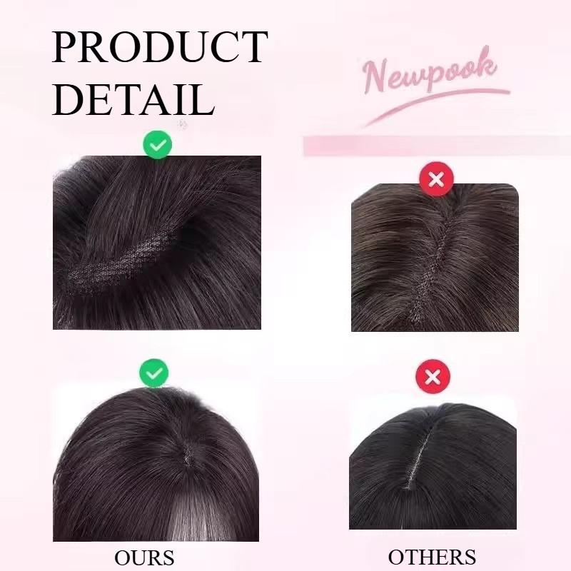 Ashely wigs Perücke für Damen, synthetisch, handgewebte Spitze, Pony - Bild 4