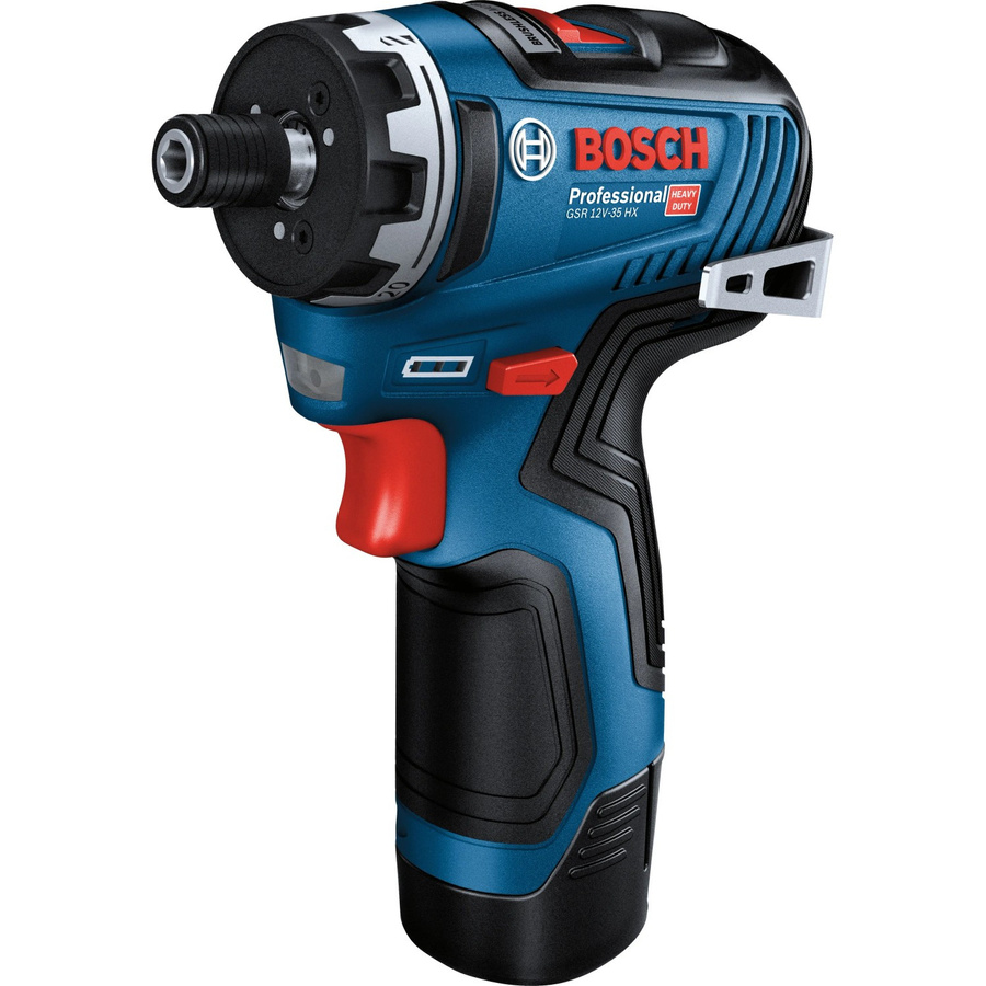 Bosch Professional 12 V Akku-Bohrschrauber GSR 12V-35 in Blau inklusive Akkus und Koffer - Bild 2