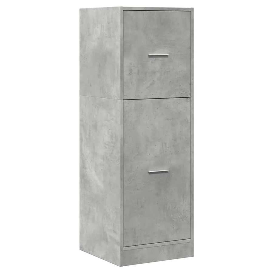 vidaXL Apothekerschrank aus Holzwerkstoff in Betongrau, H x B x T: 118 x 40 x 41 cm - Bild 2