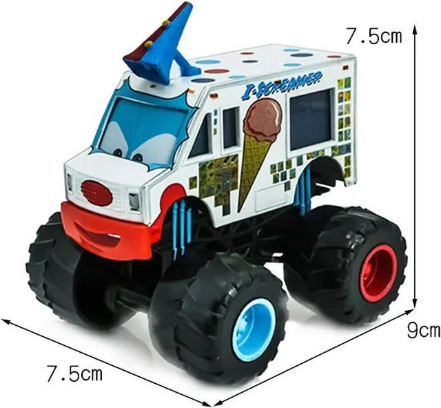 Pixar Disney McQueen Camouflage LKW, Spielzeugauto Modell, Metall, ab 4 Jahren - Bild 1