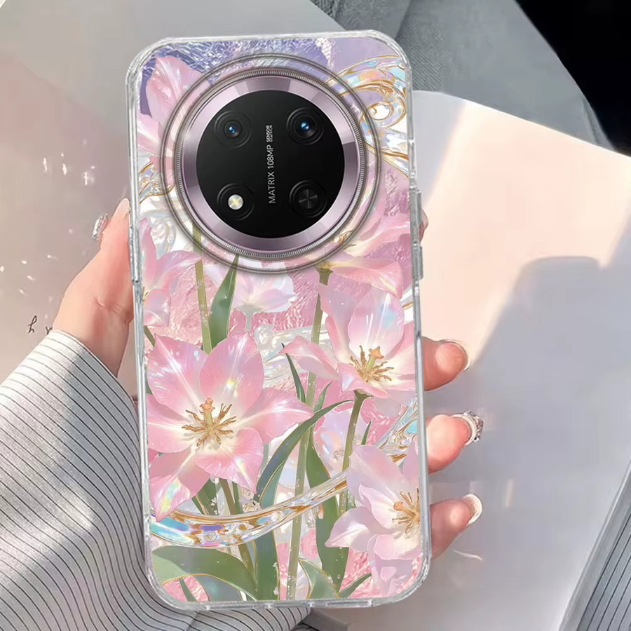 Lily Flower Print Handyhülle für Honor X9c X9a X9b X8a X8b X8c X6c X7b X7c 400 200 90 Smart Pro Magic7 6 5 70 Lite in Multicolour - Bild 2