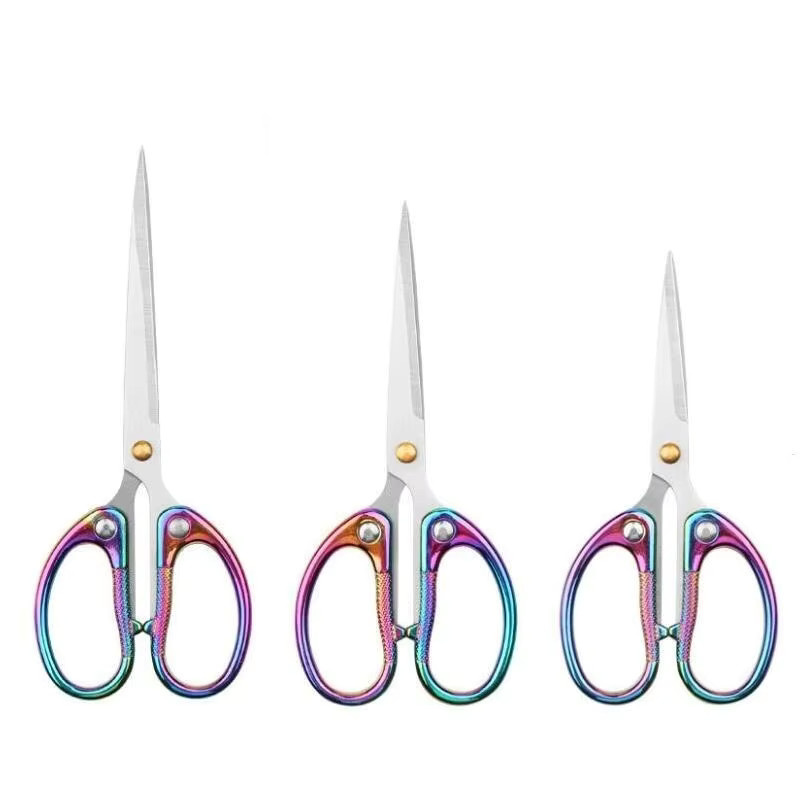 Edelstahl Schneiderschere mit Titan-Überzug für Handarbeiten und Stoffe in Multicolour - Bild 4