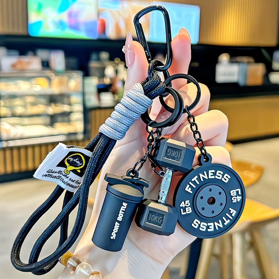 M Fitness Schlüsselanhänger Gewichtsplatte, Unisex - Bild 2
