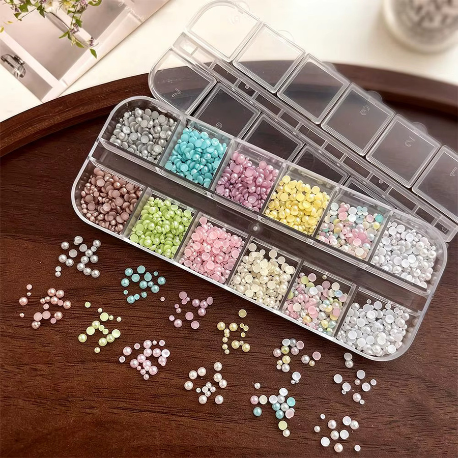 MAFANAILS Nagelcharms, 3D Macaron Perlen, Glänzend, Unisex - Bild 4