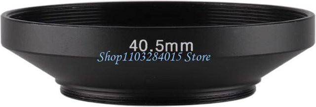 R6FF Metall-Gegenlichtblende für DSLR-Kameras in Schwarz, Streulichtblende für Objektivmodelle von 39 mm bis 82 mm - Bild 1