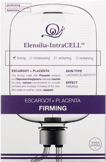 ELENSILIA Intracell Schnecken + Plazenta Straffende Maske, 25 ml, 10 Stk - Bild 1