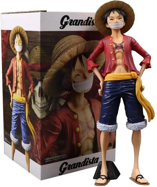 Yiran toy 1 One Piece Luffy Actionfigur mit Gesichtswechselnd 28cm - Bild 1