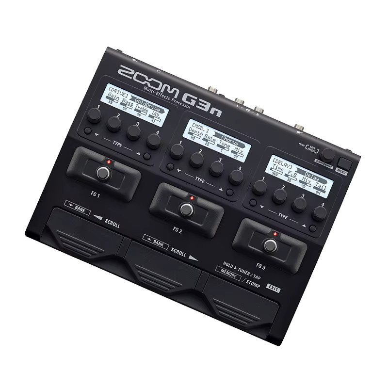 Zoom G3n Gitarren-Multieffektprozessor-Pedal in Schwarz mit über 70 Effekten, Verstärkermodellierung, Stereo-Effekten, Looper und Rhythmusschalter - Bild 3