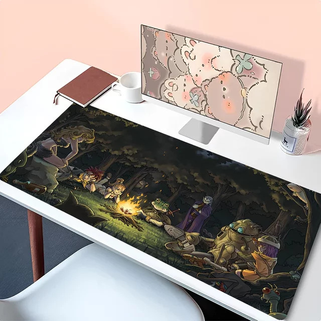 Potdemiel Mauspad Anime C-chrono Trigger Design Erweiterte Schreibtischmatte Multicolour - Bild 1