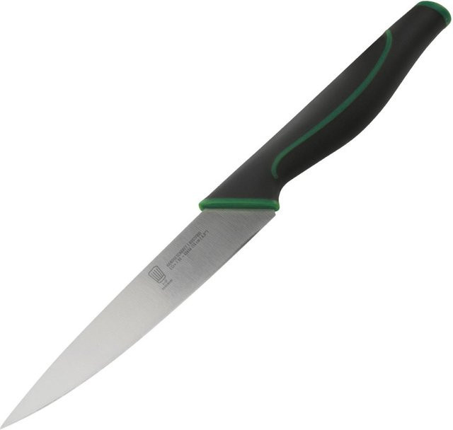 Fackelmann Chefkoch Kochmesser Bonn aus Edelstahl in Schwarz und Grün, Länge: 15 cm - Bild 1
