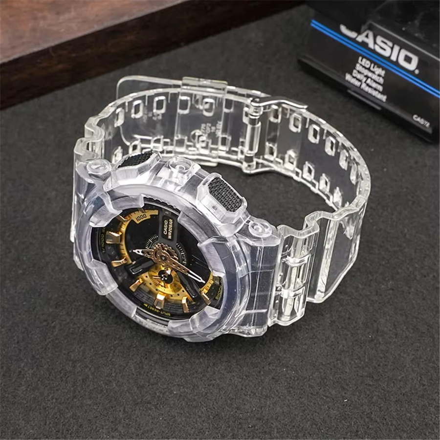 Casio Uhrenarmband Silikon, transparent, Sportuhrenarmband - Bild 2