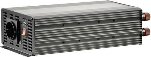Voltcraft Wechselrichter MSW 2000-24-G in Grau mit modifizierter Sinuswelle und Schraubklemmen (2000W, 21 - 30 V/DC) - Bild 1