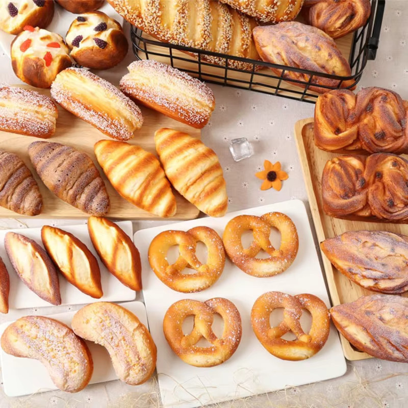 Wusmart Simulationsmodell Donut aus PU für Schaufensterdekoration und Fotografie, Mehrfarbig - Bild 3