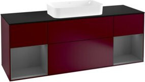 Villeroy & Boch Waschtischunterschrank Finion mit Abdeckplatte, Anthrazit, B/T: 160 x 60 x 50,1 cm - Bild 1