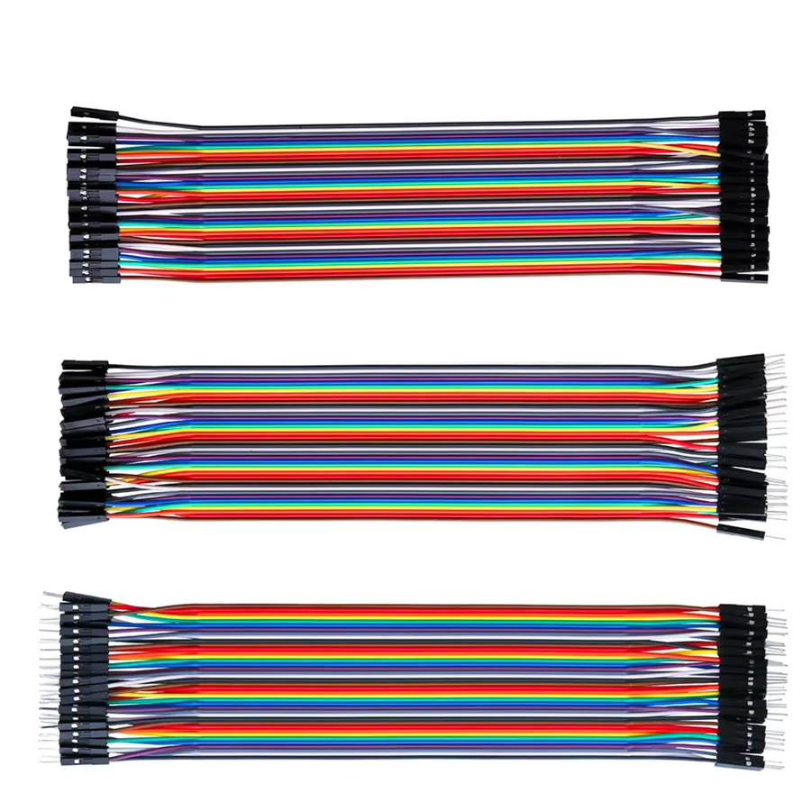 Keyestudio Dupont Line Überbrückungsdraht Set mit 120 Stück in Multicolour für Arduino Breadboard DIY-Projekte (10 cm, 20 cm, 30 cm) - Bild 3