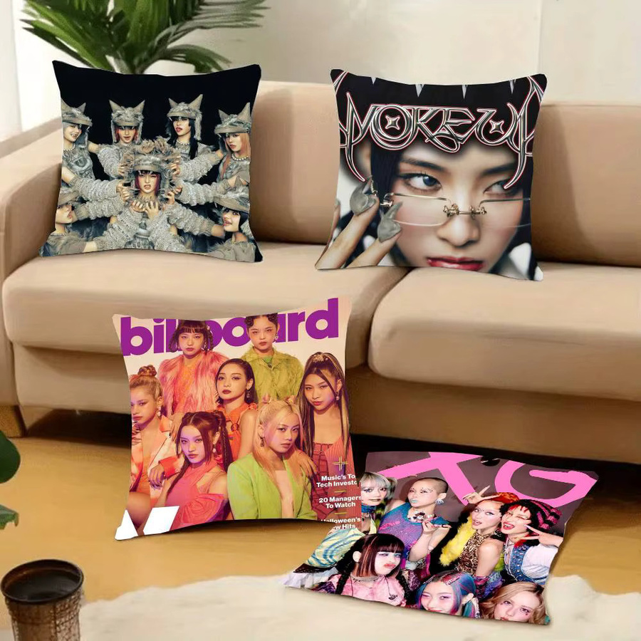 Kpop X-Xg DNA Kissenbezug Multicolor für Sofa und Schlafzimmer B/B: 40 x 40 cm - Bild 2