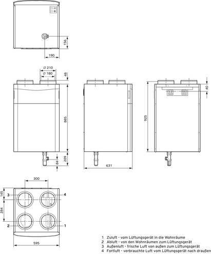 Vaillant Lüftungsgerät 10015166 - Bild 1