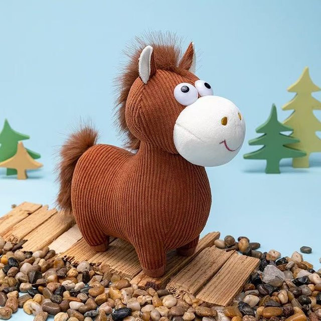 Yiran Health & Beauty Pony-Puppe, Plüschtier, ab 14 Jahre - Bild 1