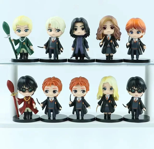 Bandai Harry Potter Figuren, 10-teiliges Set, PVC - Bild 1