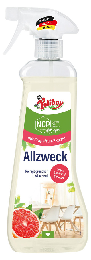 Poliboy NCP Allzweckreiniger für alle Oberflächen und Holzarten, 500 ml - Bild 1