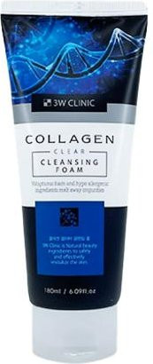 3W CLINIC Collagen Clear Reinigungsschaum, 180 ml, mit Kollagen - Bild 1