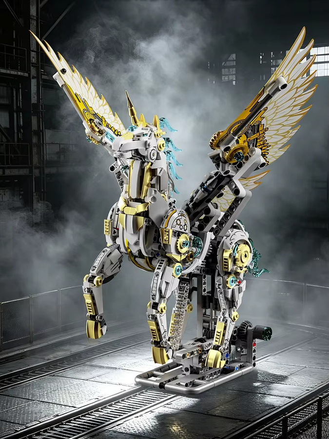 FUNXINEE Einhorn-Pegasus, Baukasten, mit Licht, ab 8 Jahren - Bild 7