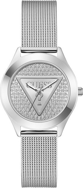 Guess Damenuhr, Quarz, Edelstahl, Silber, 33 mm, 1 ATM - Bild 1