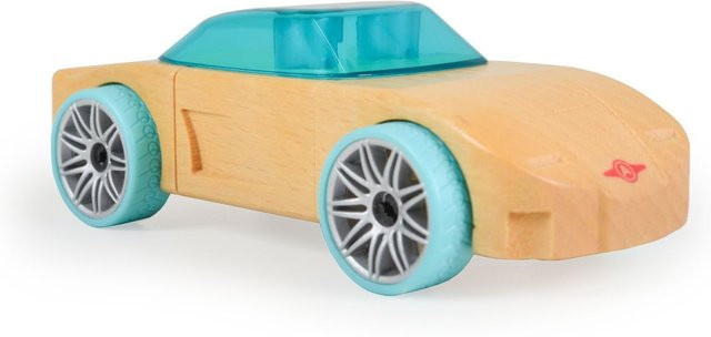 Moni Spielzeugautos Mini, Fahrzeuge, Holz, blau, ab 4 Jahre - Bild 1