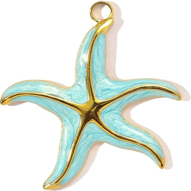 vnistar Anhänger Edelstahl, Gold, Damen - Bild 1