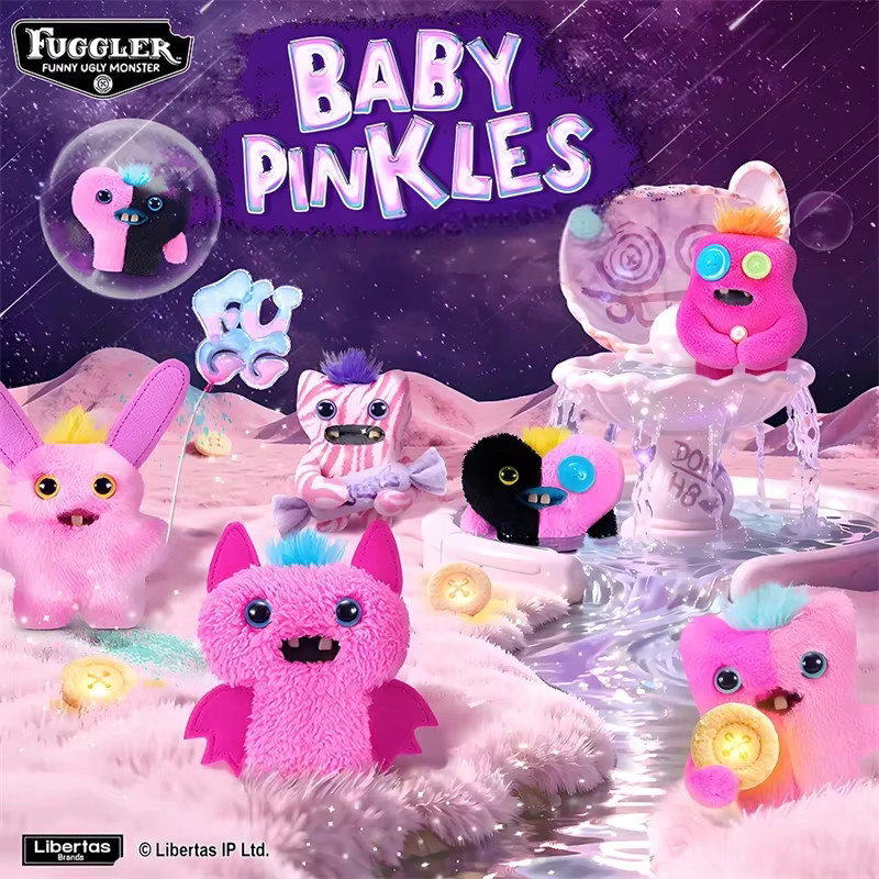 Fuggler Baby Pinkles, Plüschpuppen, Schlüsselanhänger, Rosa - Bild 2