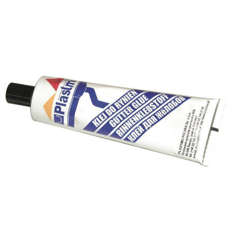 VLF/Weckmann Spezialkleber für PVC Dachrinnen aus Polyurethan, wasserdicht, Weiß, 150 ml - Bild 1